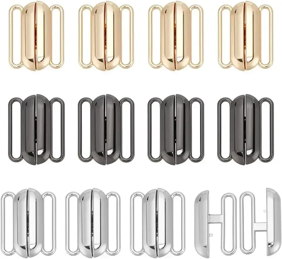 Nursing Bra Clip - 12 sets 3 kleuren voorsluiting bikinisluiting