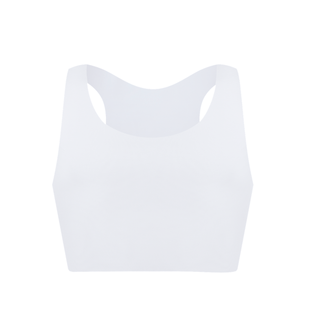 T Shirt Bra Seamless - Naadloze borstbinder sportcompressie bh ademende pullover