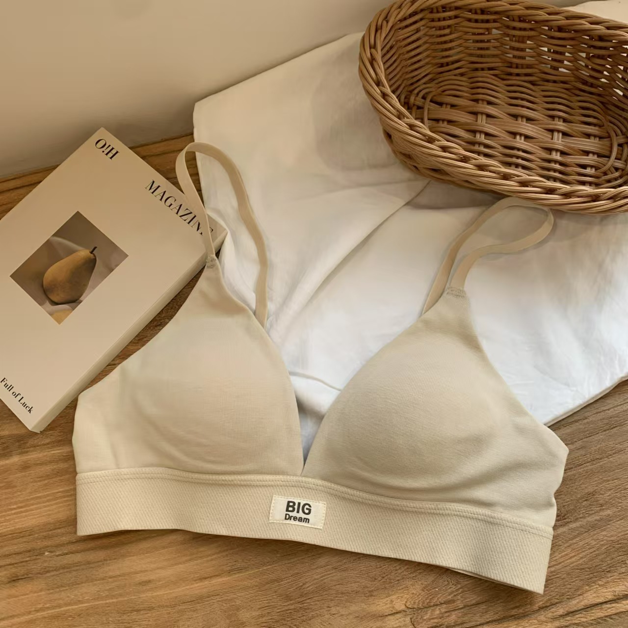Underwire Bra Padded - Ondergoed Dames Franse Triangle Cup Borst