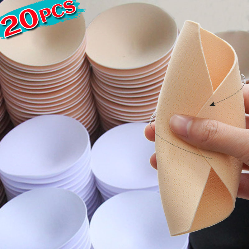 Push Up Bra Silicone - 2/20 Stuks Verwijderbare Spons Push Up
