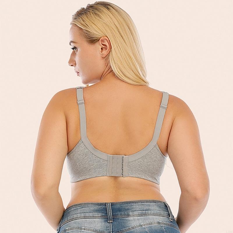 Cotton Bra Everyday - L38E Dames draadloze formaat kanten beha,