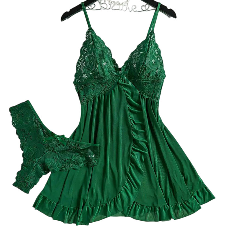 Sheer Mesh Bra - Zachte Sheer Nachtjapon Pyjama Hotselling Nachthemden
