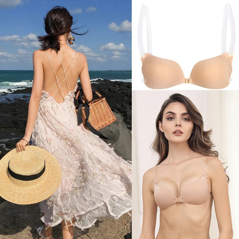 Backless Bra Sticky - Tepel Cover Onzichtbare Bh Lingerie Vrouwen