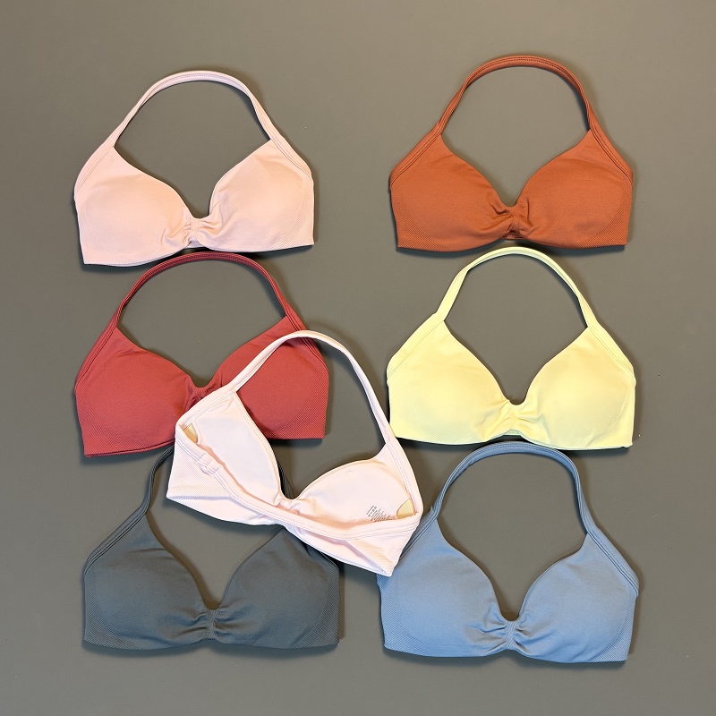Sports Bra Racerback - HISTELLO Sportbeha Naadloos yoga-ondergoed Dames Gym