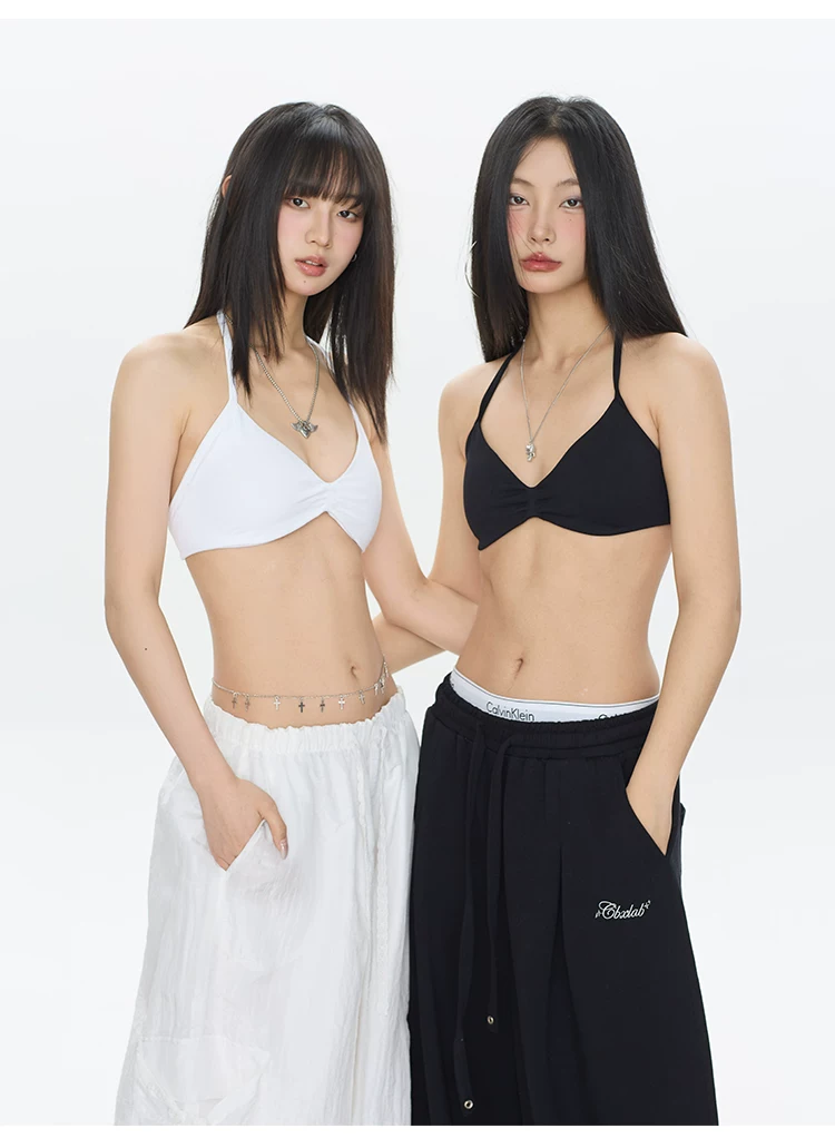 T Shirt Bra Seamless - Sexy bikini-stijl naadloze sportbeha, halter beauty