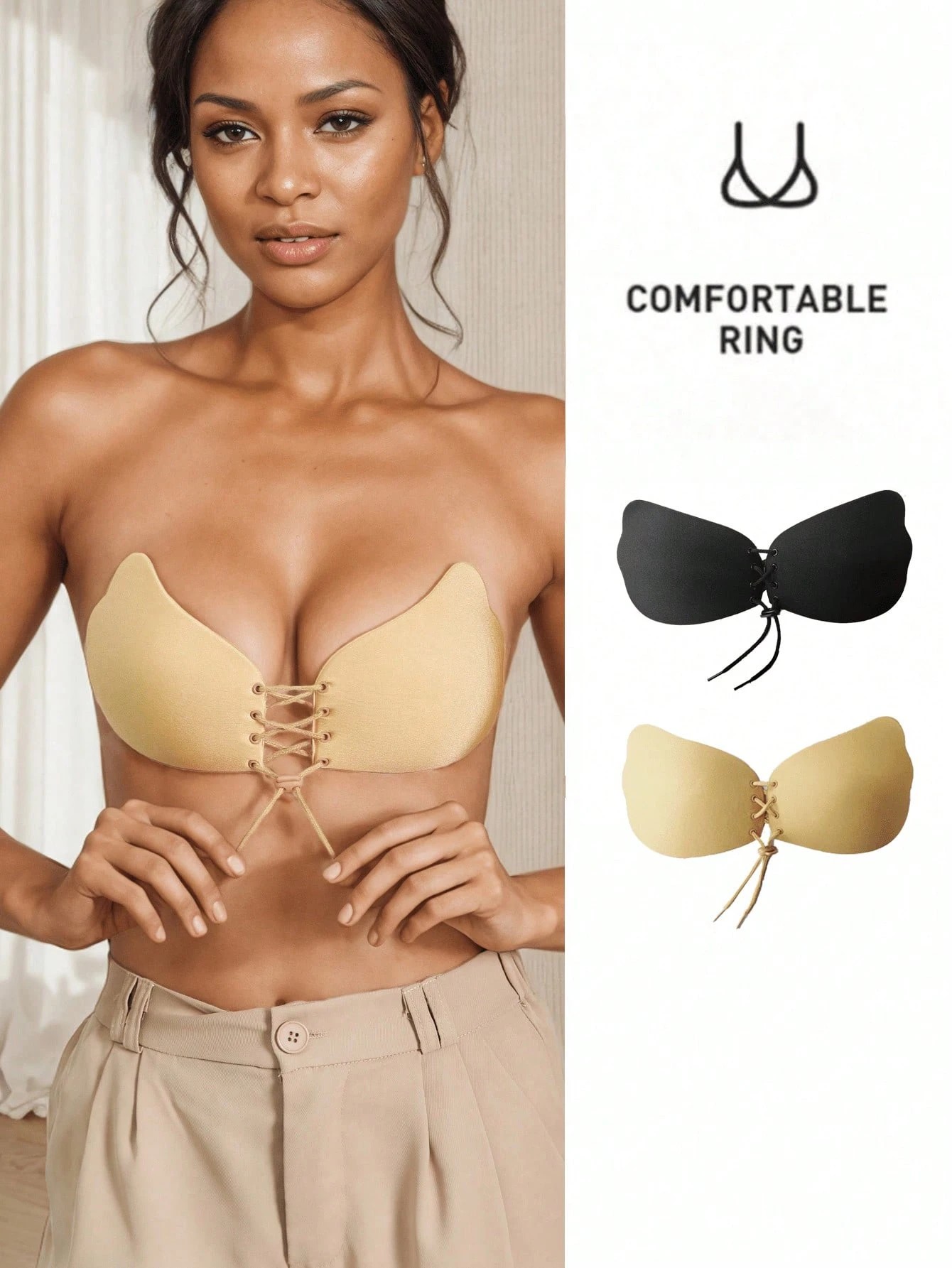 Strapless Bra Adhesive - 1-delige kleverige bh, strapless bh zonder