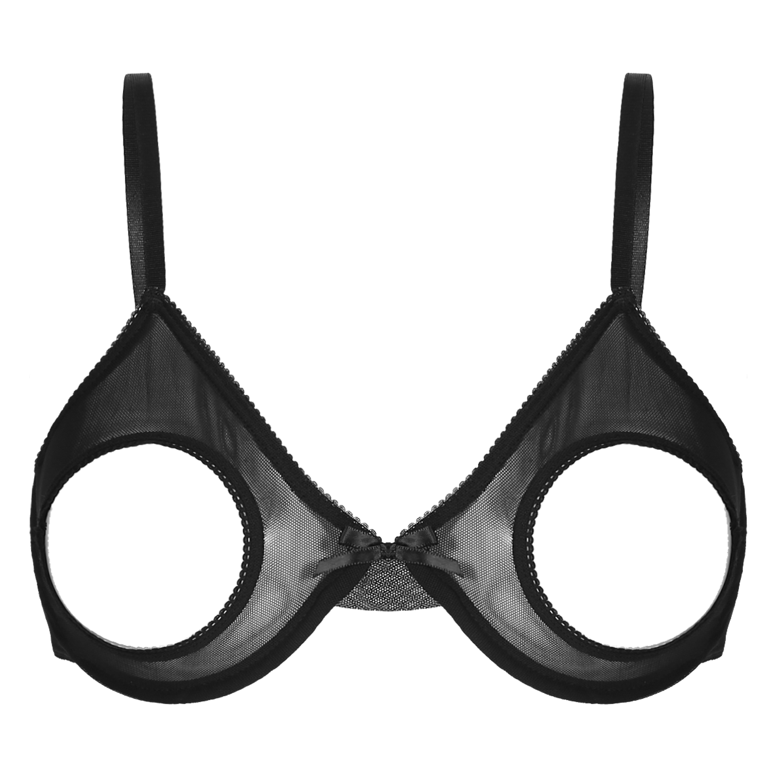 Demi Bra Balconette - Vrouwelijke kant bh met beugel, push-up,