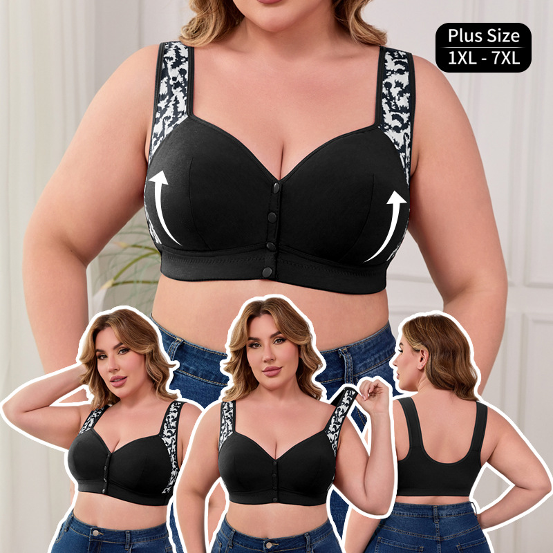 Full Coverage Bra - XL-7XL Plus Size BH met gesp