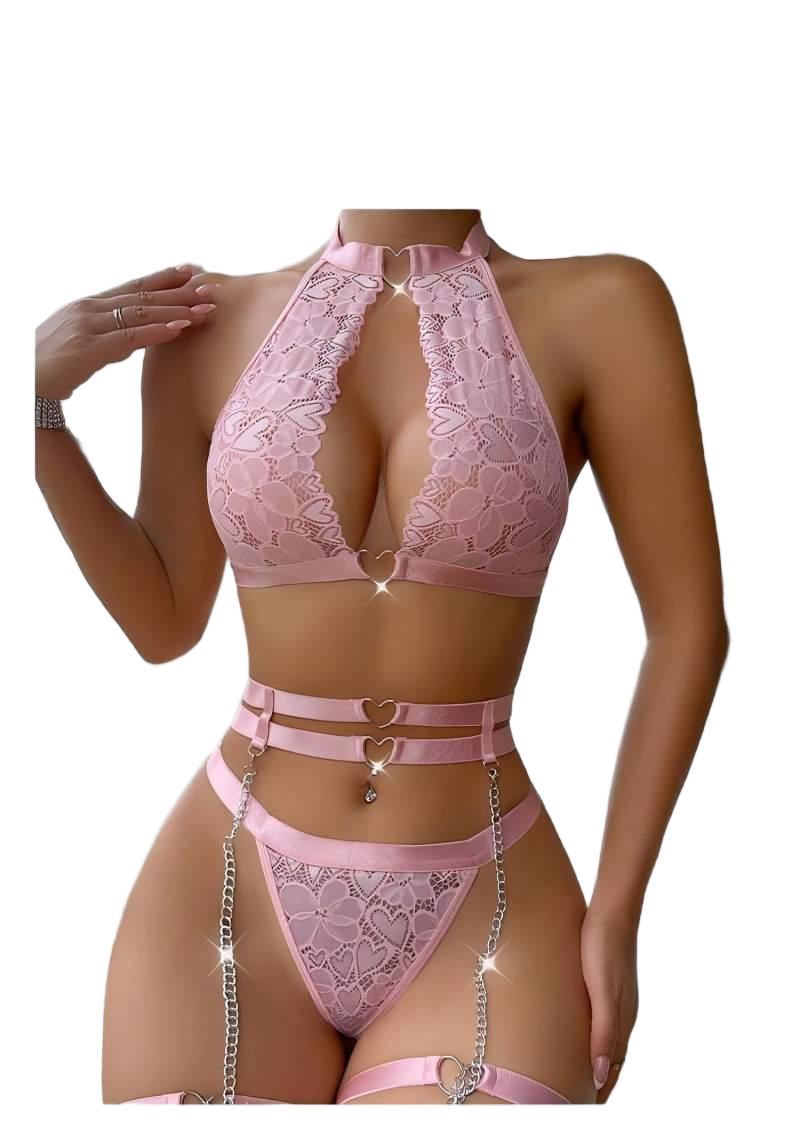 Sexy lingerie set push-up kant - Underwire Bra Padded recensie en prijs