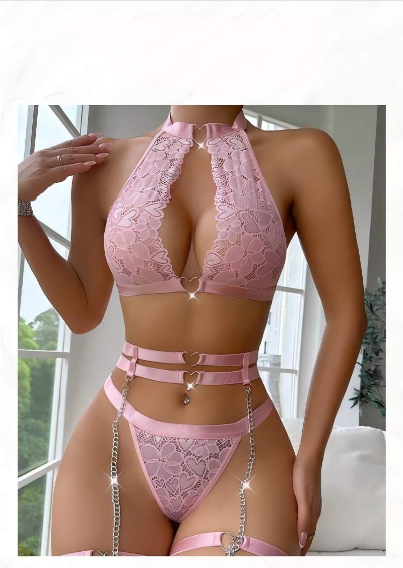 Sexy lingerie set push-up kant - Underwire Bra Padded recensie en prijs