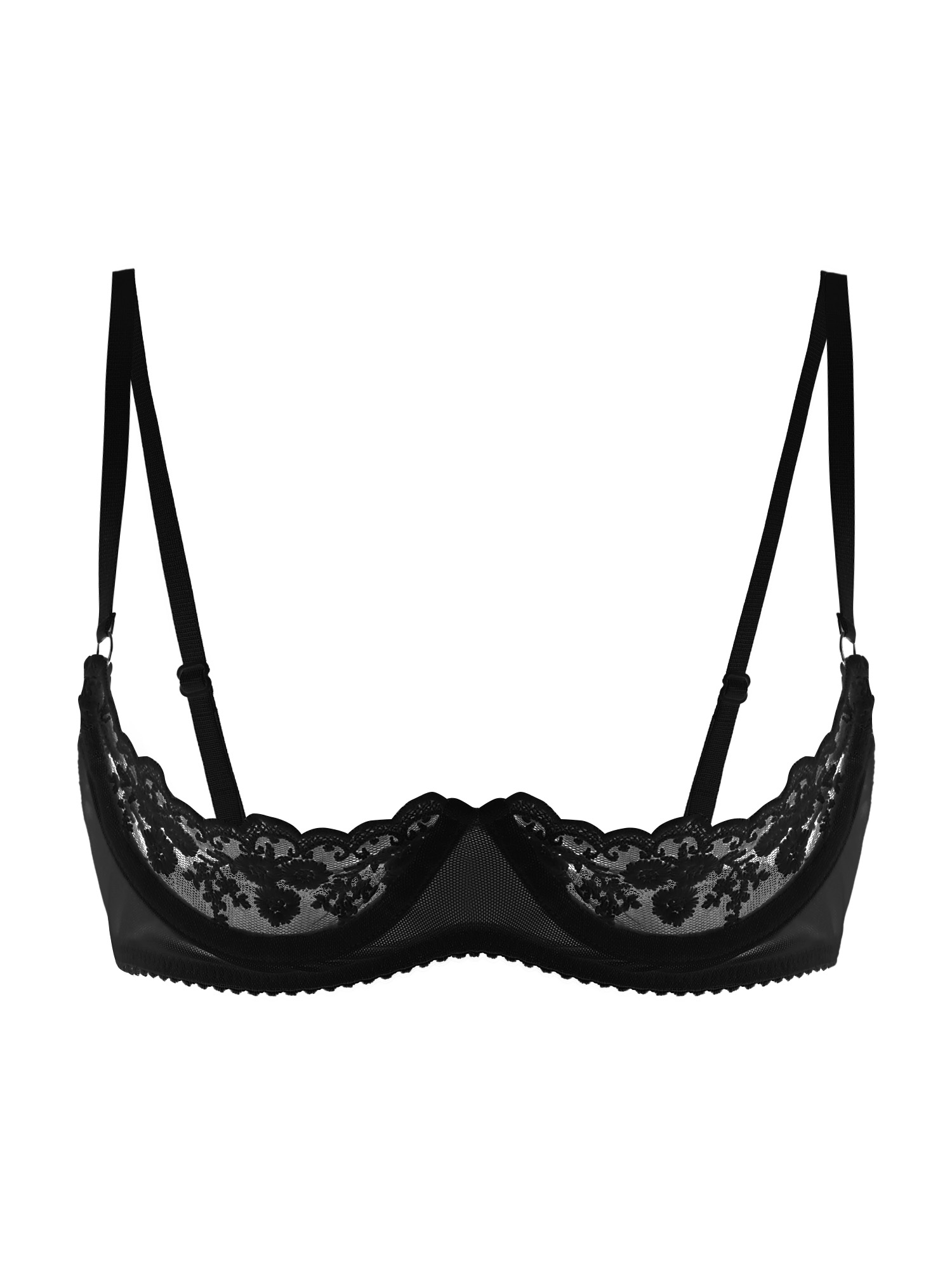 Vrouwen sexy open cups bh pure - Sheer Bra Lace recensie en prijs