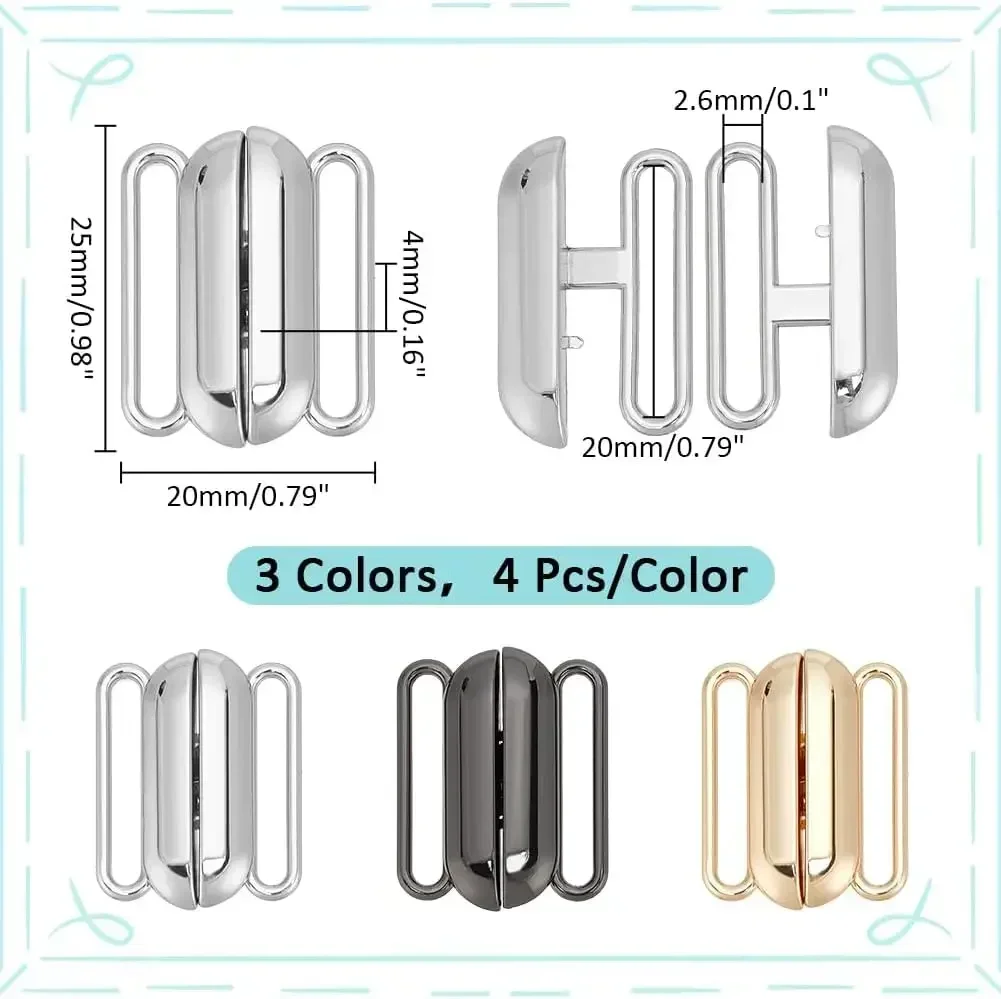 12 sets 3 kleuren voorsluiting - Nursing Bra Clip recensie en prijs