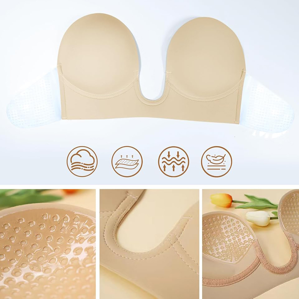 Kleverige beha Diepe decolleté - Backless Bra Sticky recensie en prijs