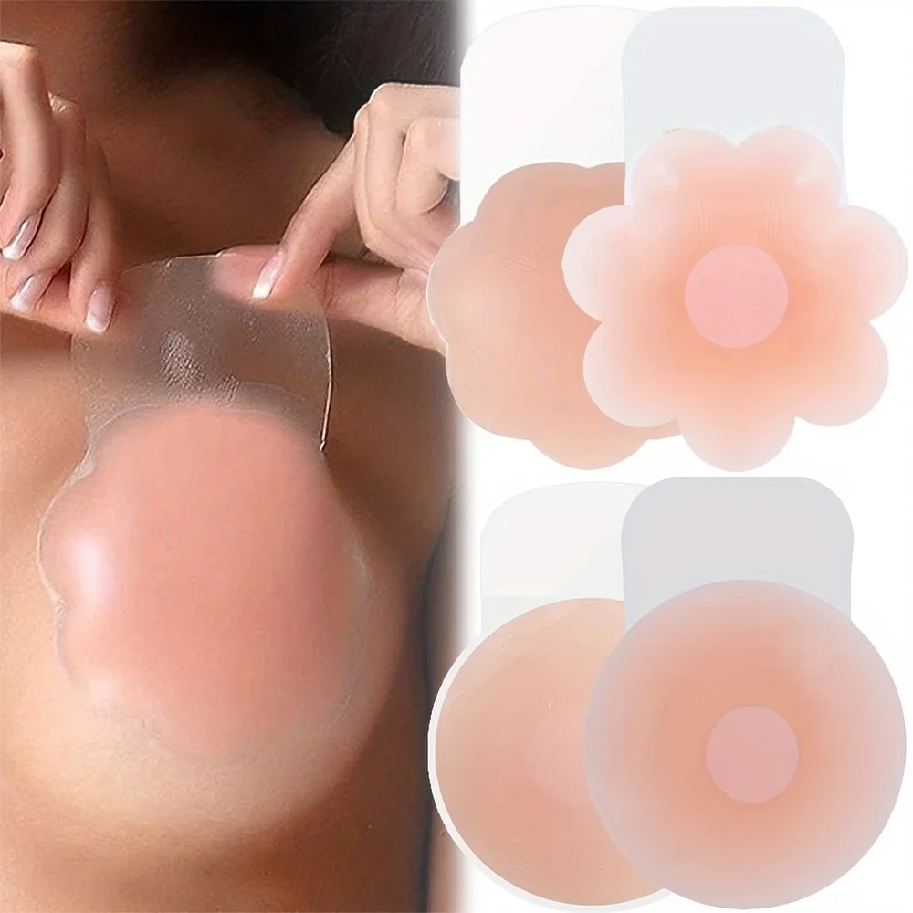 1 Paar Siliconen Tepel Cover L - Push Up Bra Silicone recensie en prijs