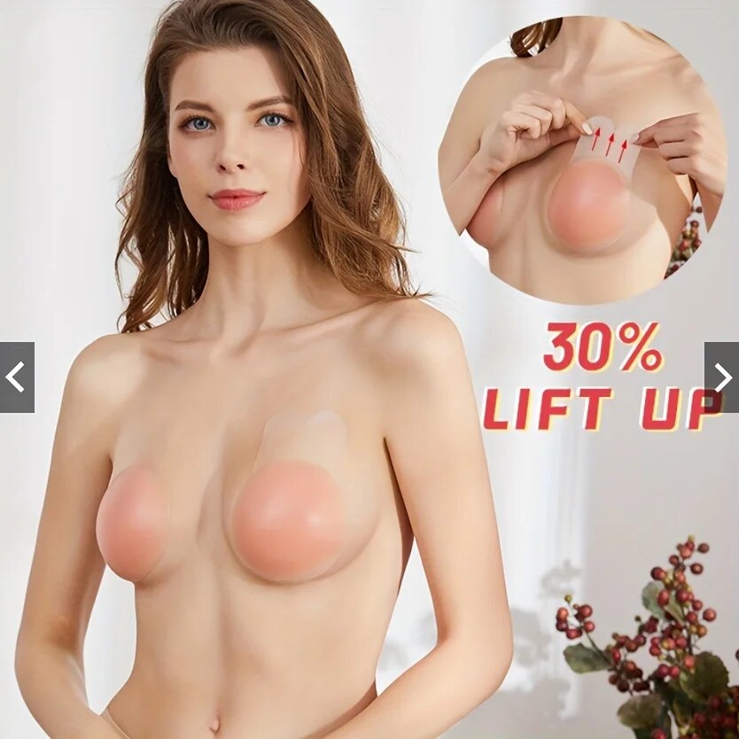 1 Paar Siliconen Tepel Cover L - Push Up Bra Silicone recensie en prijs