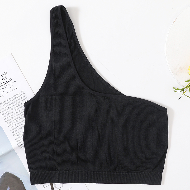 Een schouder tanktops vrouwen  - T Shirt Bra Seamless recensie en prijs