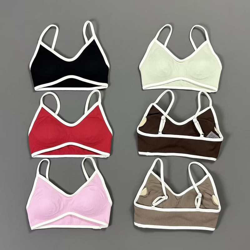 Dames Contrastline Yoga BH V-h - Sports Bra Racerback recensie en prijs