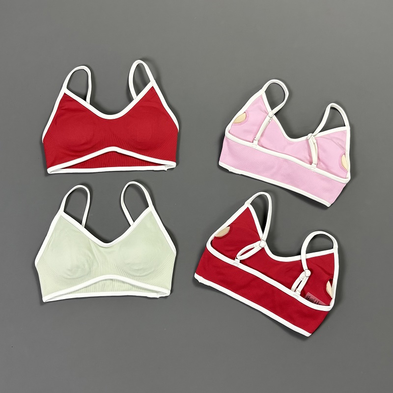 Dames Contrastline Yoga BH V-h - Sports Bra Racerback recensie en prijs