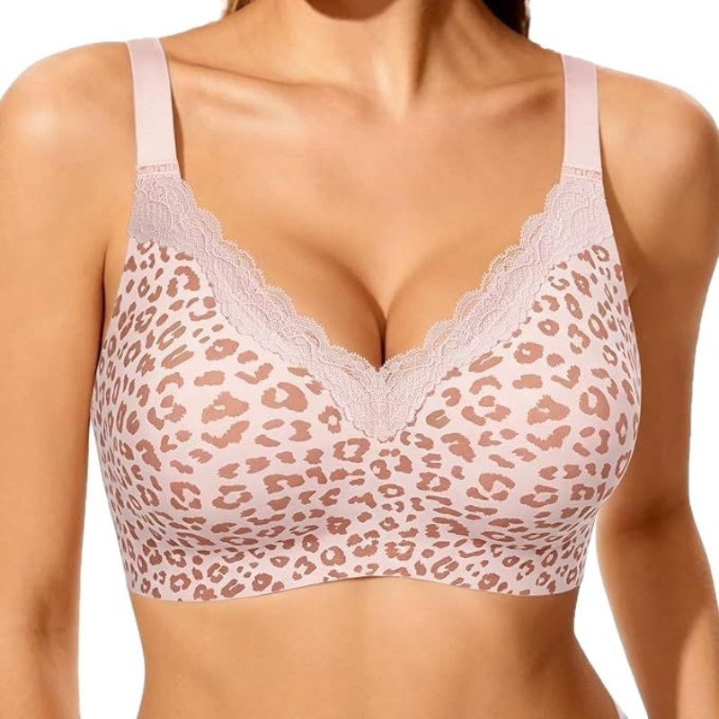 Roze luipaardprint kanten bh z - Wirefree Bra Comfort recensie en prijs