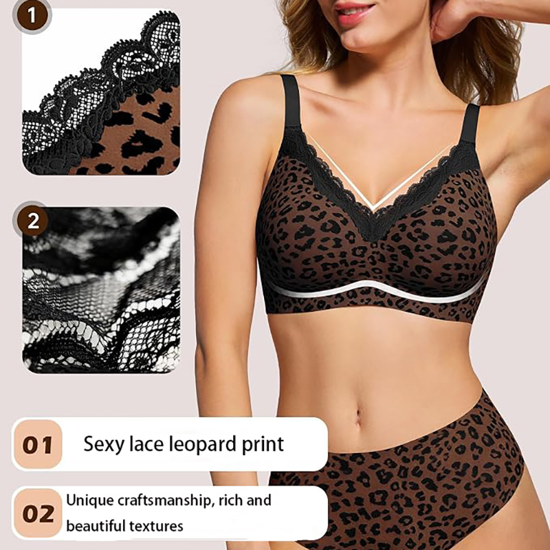 Roze luipaardprint kanten bh z - Wirefree Bra Comfort recensie en prijs