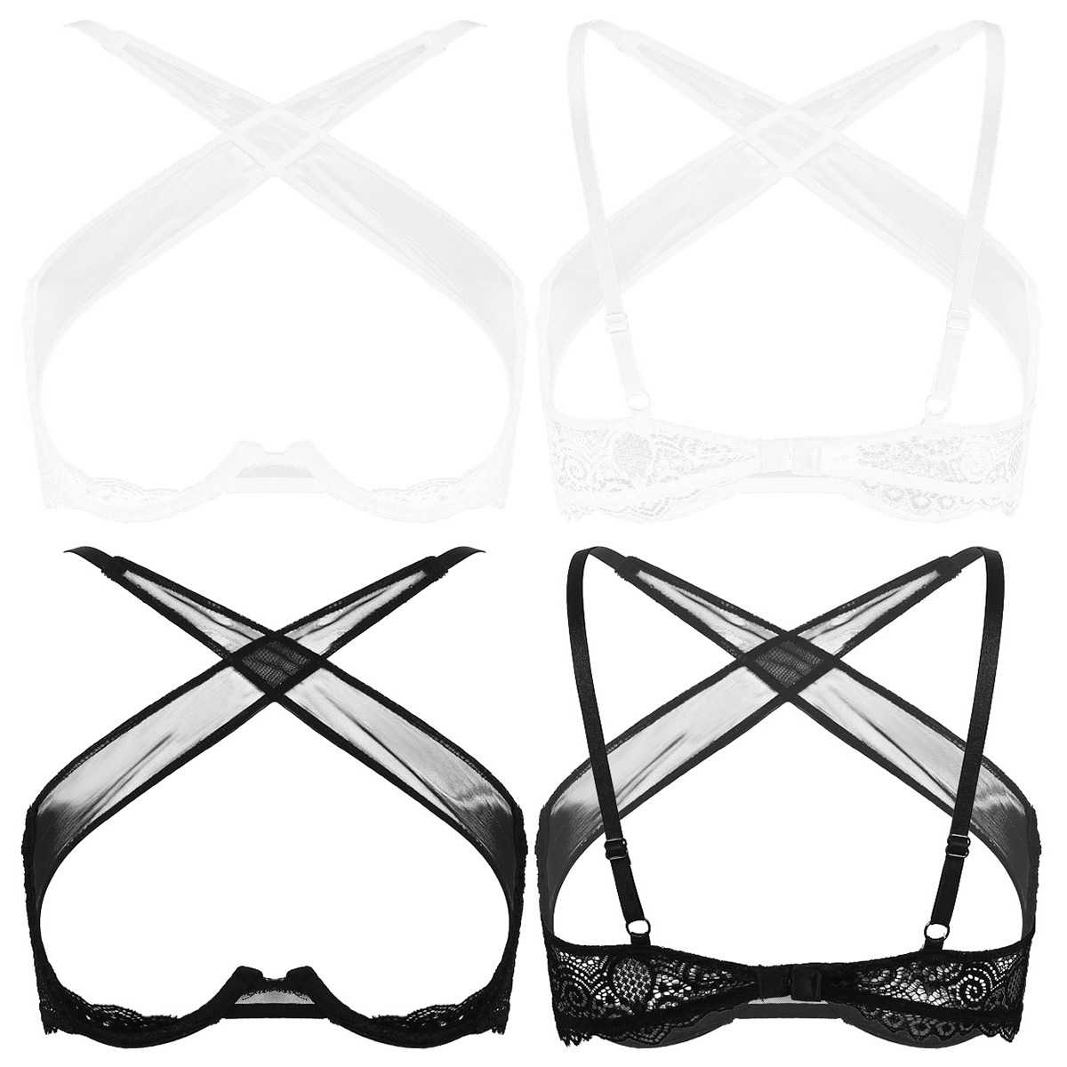 Vrouwen Erotische Nachtkleding - Sheer Mesh Bra recensie en prijs