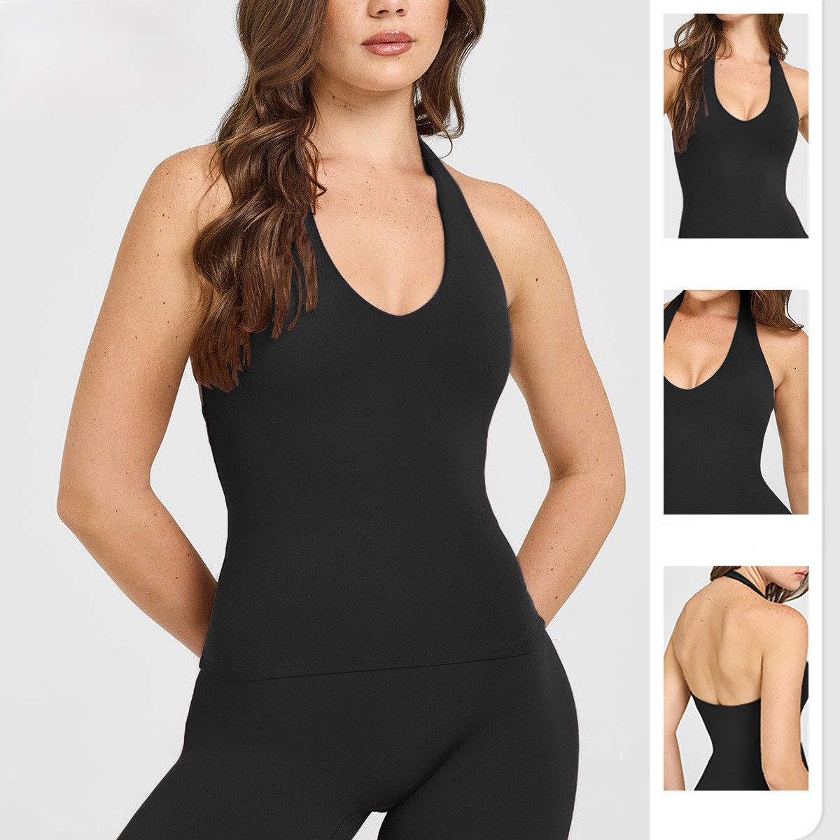 Naakt gevoel Halter Neck Yoga  - Plunge Bra Push Up recensie en prijs
