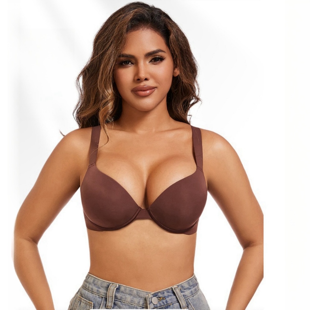 2025 Dames Plus Size Push Up B - Demi Bra Balconette recensie en prijs
