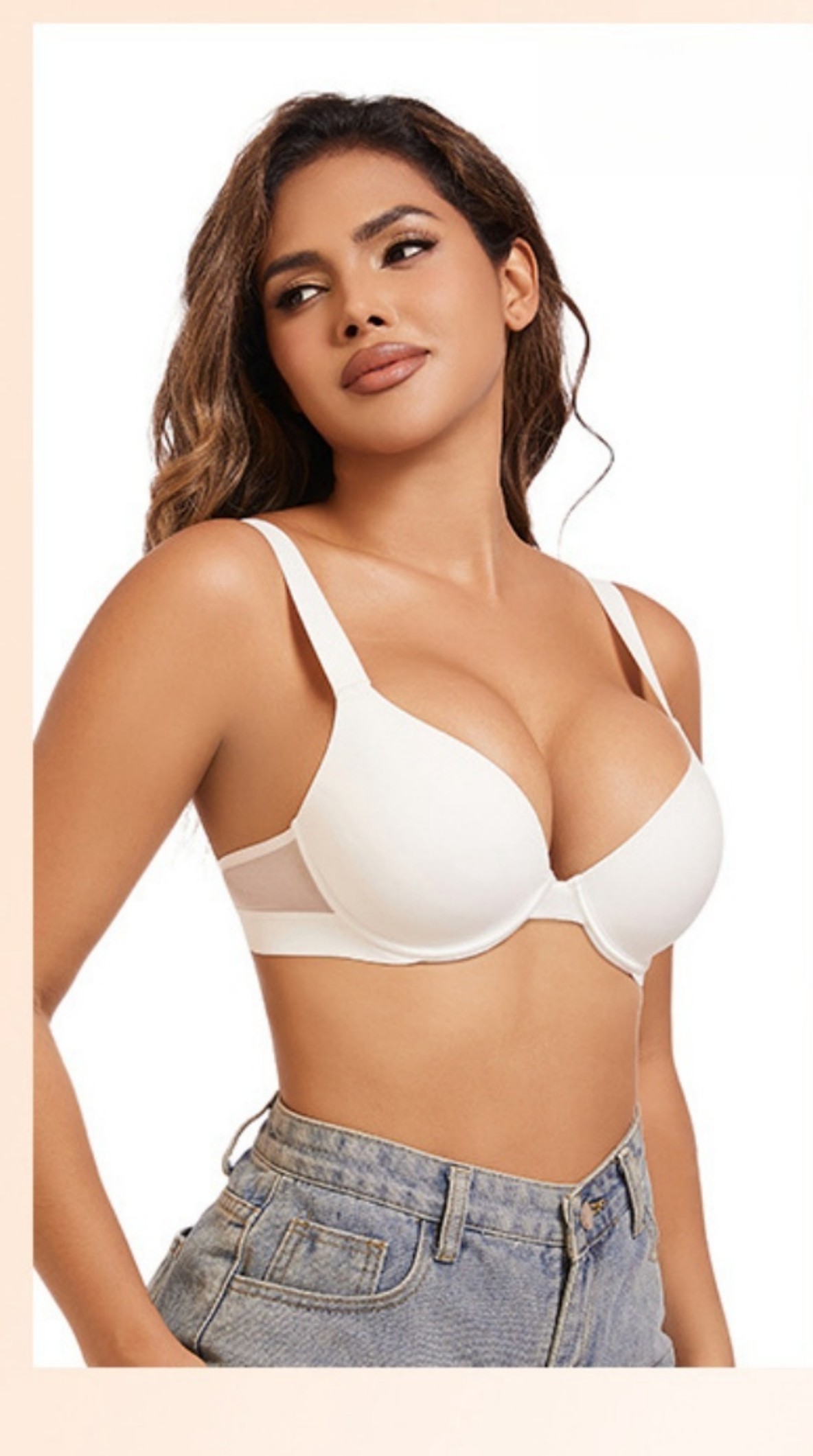 2025 Dames Plus Size Push Up B - Demi Bra Balconette recensie en prijs