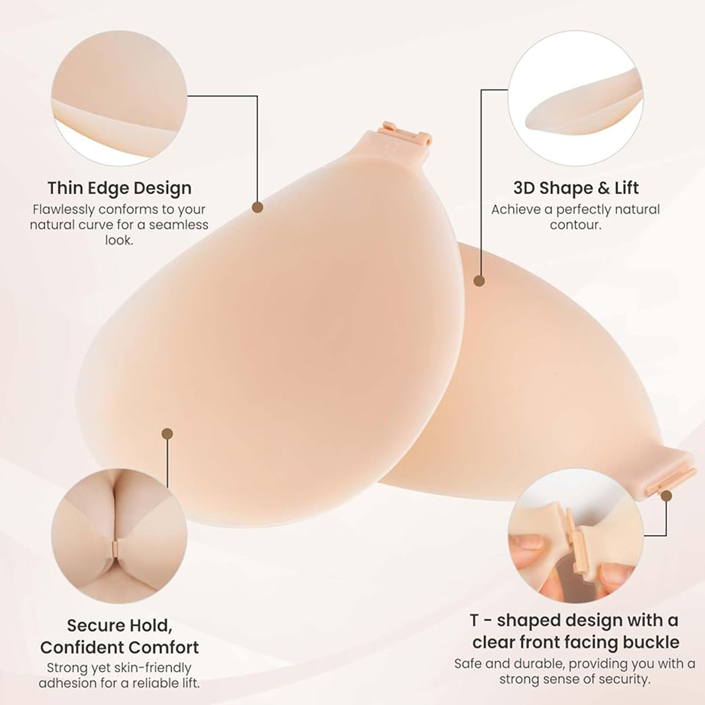 Zelfklevende siliconen bh's zo - Backless Bra Sticky recensie en prijs