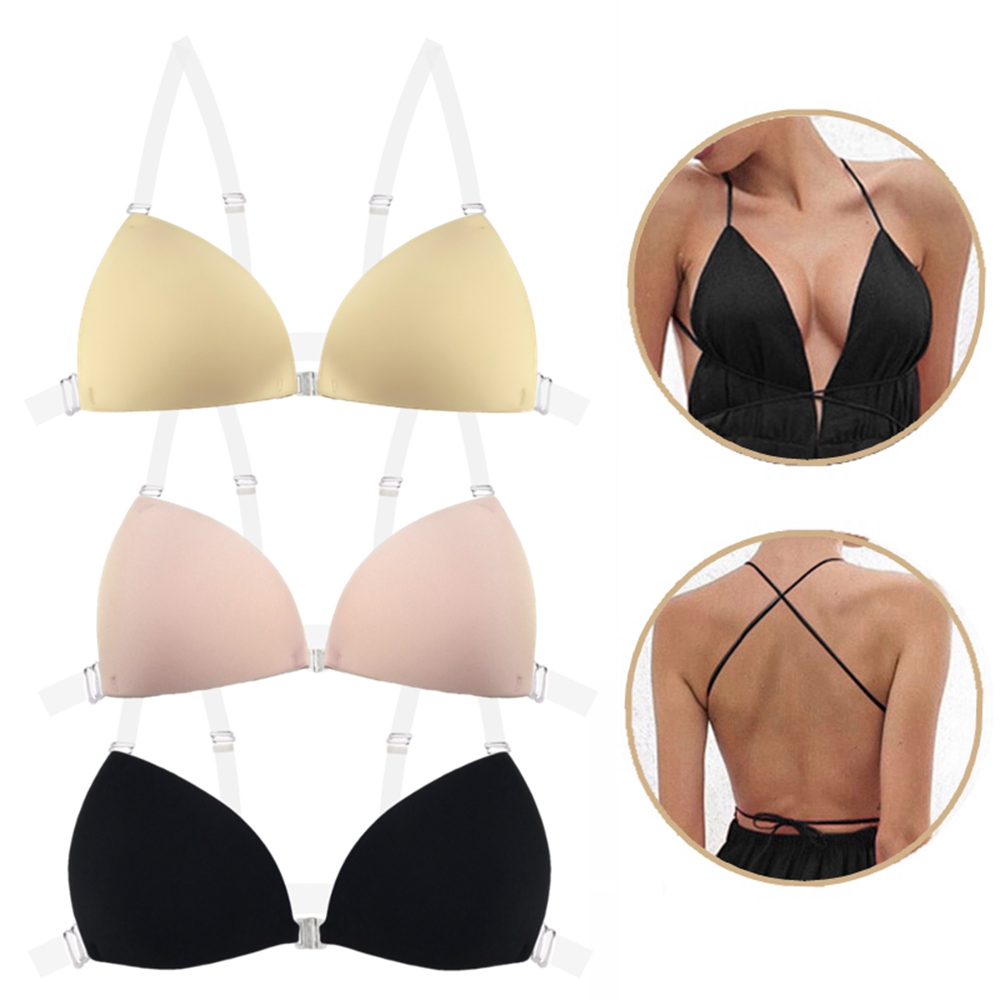 Kleverige beha voor vrouwen, r - Plunge Bra Push Up recensie en prijs