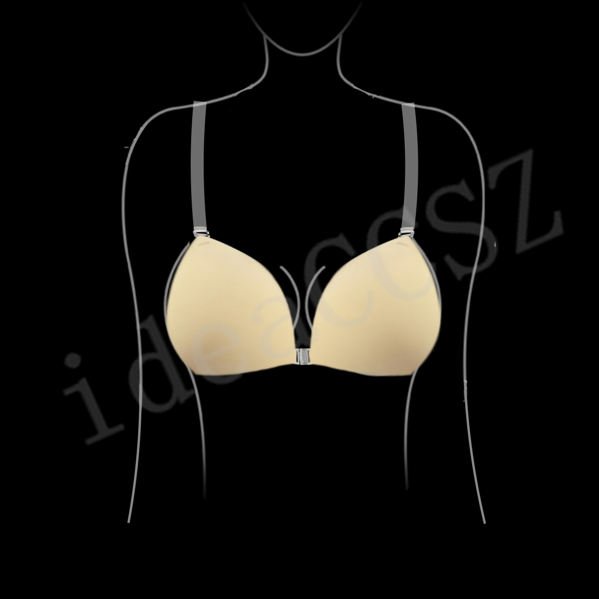 Kleverige beha voor vrouwen, r - Plunge Bra Push Up recensie en prijs