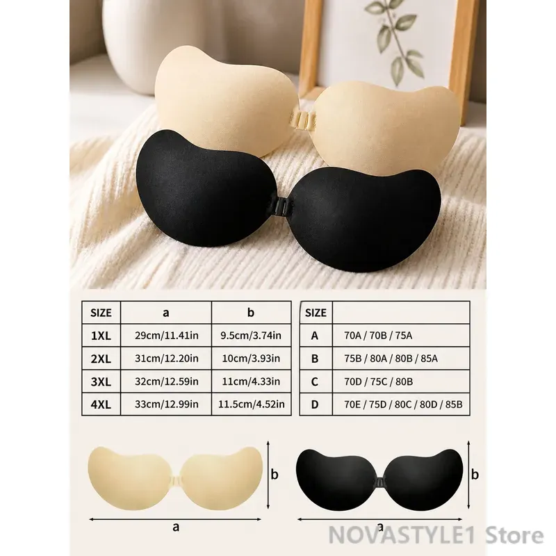 2 paar ademende onzichtbare bh - Strapless Bra Adhesive recensie en prijs