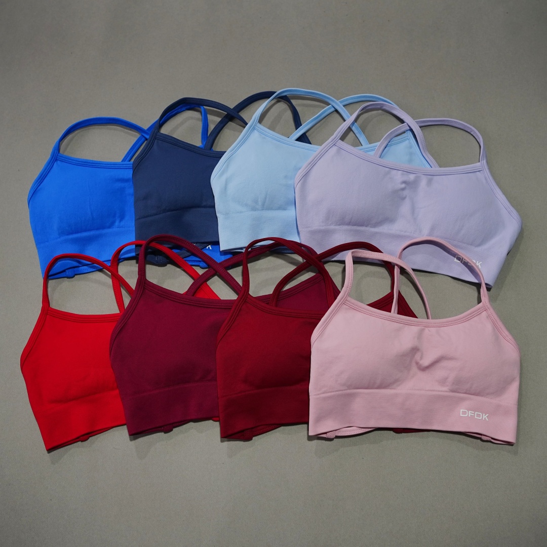 DFDK Geribbelde naadloze yoga- - Underwire Bra Padded recensie en prijs