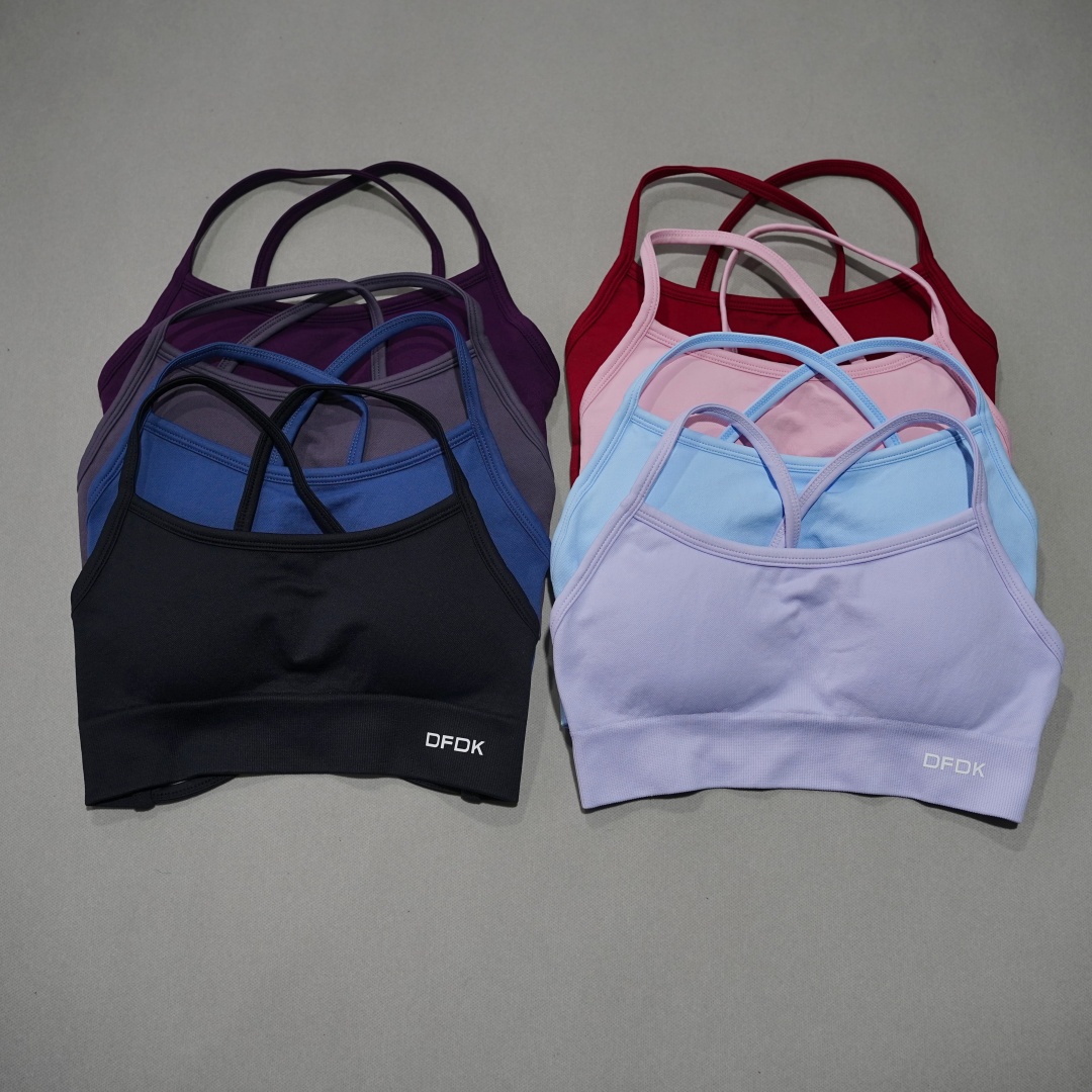 DFDK Geribbelde naadloze yoga- - Underwire Bra Padded recensie en prijs